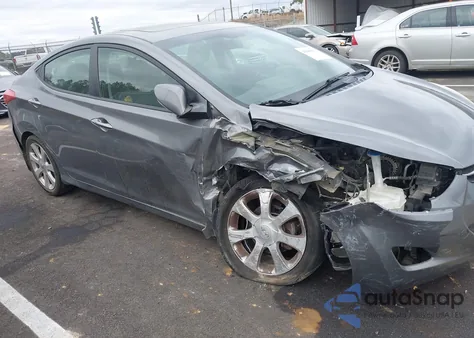 2013 Hyundai Elantra Limited из США, поврежденный, VIN 5NPDH4AE6DH396472